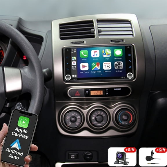 Gsuatey Car Stereo for Scion xD 2008-2014, 7 Inch Android 13 Double Din Car Radio with Wireless Carplay Android Auto GPS Navigation Bluetooth Mirror Link WiFi FM Backup Camera