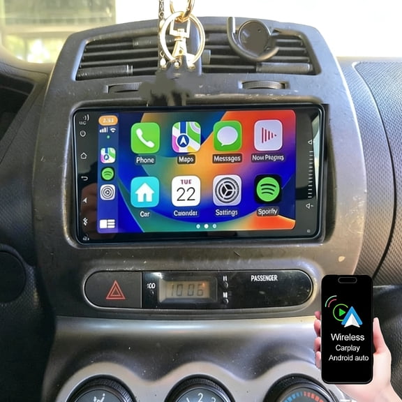 Gsuatey Double Din Car Stereo Radio for Toyota Scion xD 2008-2014 with Wireless Carplay Android Auto, 7inch HD Touchscreen with Bluetooth, Backup Camera, MirrorLink, FM, Bluetooth