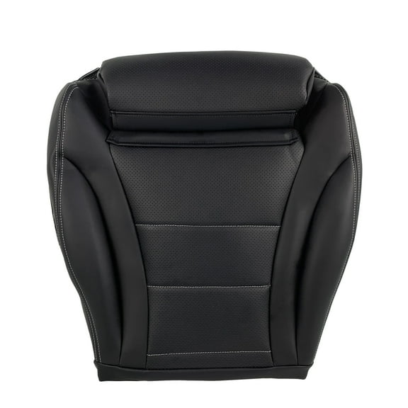 Gsuatey Driver Bottom Leather Seat Cover for Mercedes-Benz C300 Sedan Black 2015-2021
