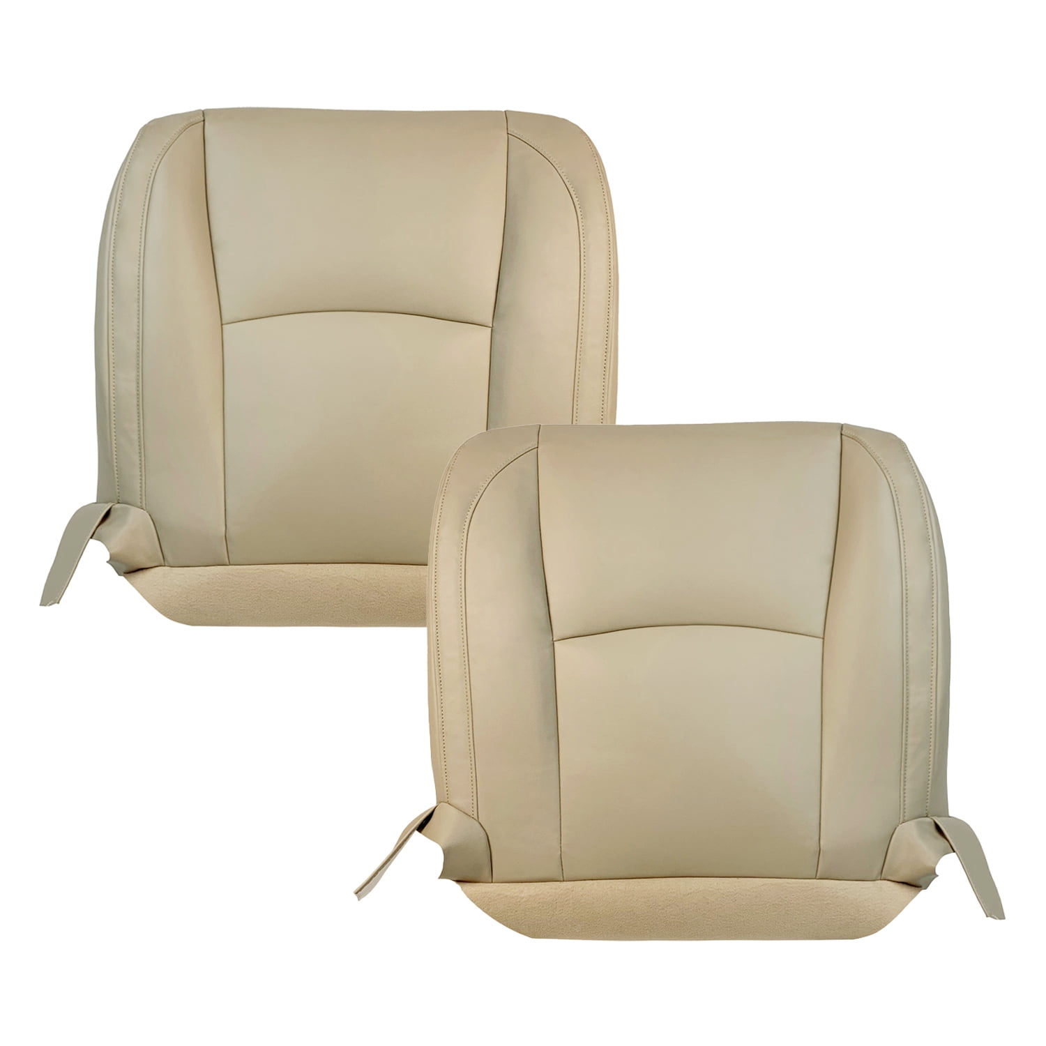 Gsuatey Driver/Passenger Side Bottom Seat Cover Leather Seat Covers ...