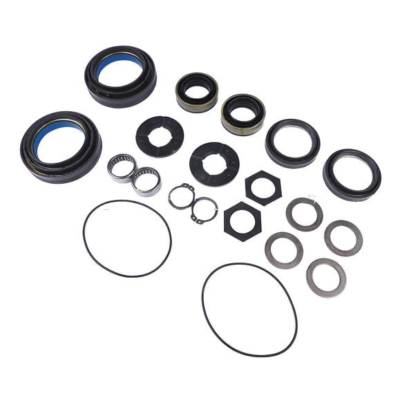 Gsuatey Front Axle Knuckle Tube Dust Seal & Inner Tube Seal & Snap Ring & Needle Bearing & Thrust Washer Seals Kit Fits for Ford Excursion F250 F350 F450 F550 1998-2004 Replace F81Z4A322AA