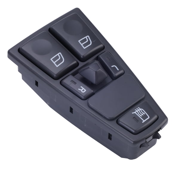 Gsuatey Front Left Power Window Control Switch for Volvo VN 2005-2014, VNL 2005-2016, Replace 20752917 21628532 22569484 21543896, Driver Side Mirror Heated Window Regulator Button