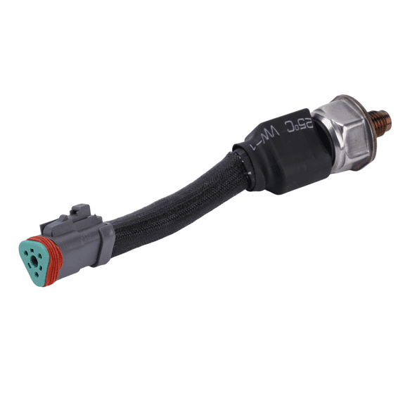 Gsuatey Fuel Oil Pressure Sensor, Diesel Engine Fuel Rail Pressure Sensor for Cummins X15, QSX15, ISX15, ISBE, ISD, ISZ Engines, Replace 4954245