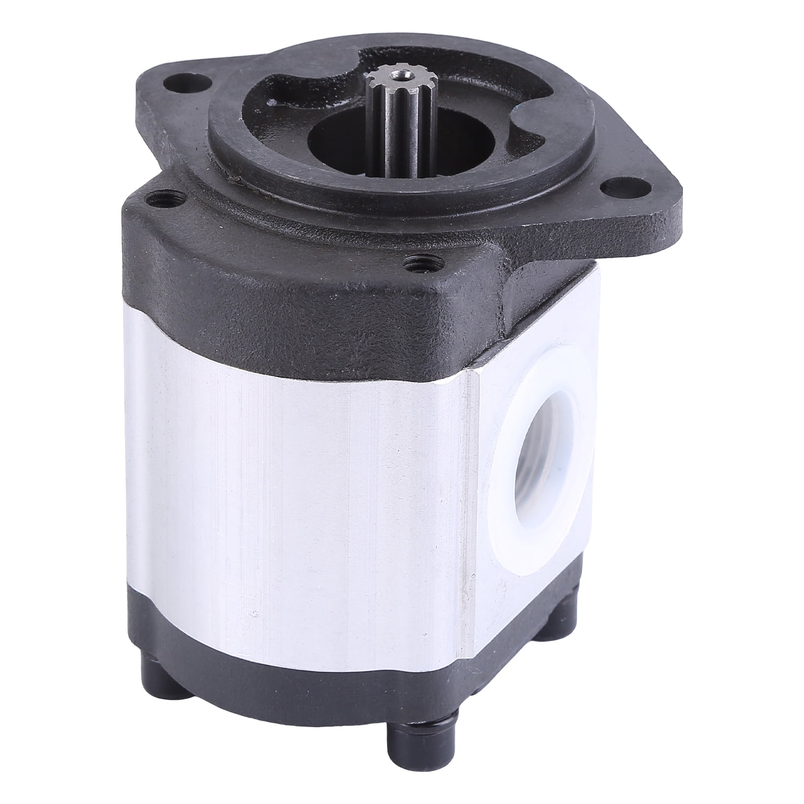 Gsuatey Hydraulic Pump Cast Iron Flange for Bobcat 7753 773 763 753 751 653,OE: 6669385, 6650678, 6667723