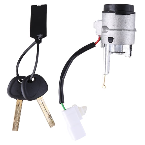 Gsuatey Ignition Lock Cylinder w/ 2 Keys 81900-1GF20 for KIA RIO RIO5 2010-2011