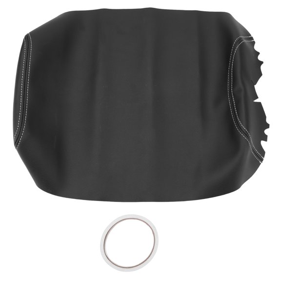 Gsuatey PU Center Console Armrest Cover Black for Lexus LS460 2007-2016 Center Console Lid Replacement Skin