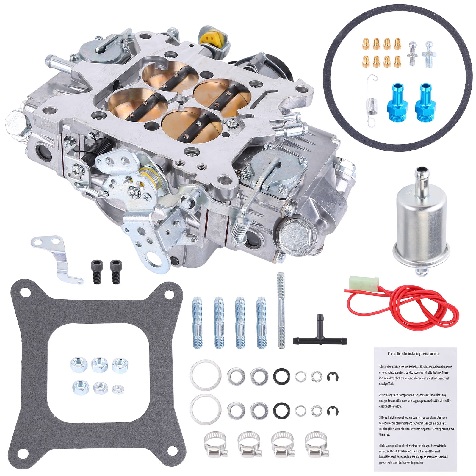 Gsuatey Quick Fuel 850 CFM Aluminum Carburetor Compatible for Brawler ...