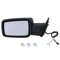 thumbnail image 1 of Gsuatey Rearview Mirror Front Left Driver Side Power Heated Foladable Car Side Mirror for Ram 1500 2013-2018 Replaces 68096199AF-PFM 68231243AI, 1 of 15