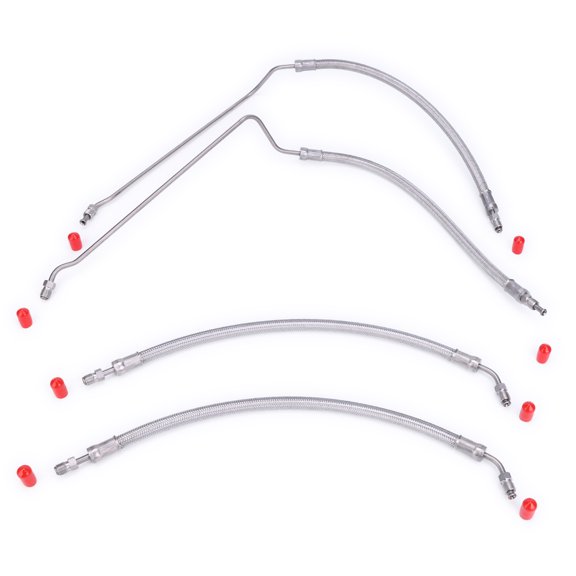 Gsuatey Trim Cyclinder Full Hose Kit Compatible for Bravo Replaces 32-864589 32-864588 32-99904Q