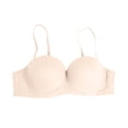 thumbnail image 1 of Gswybco Wireless Bras for Women Solid Color Embroidered Glossy Bras Backless Seamless Push Up Daily Bras Comfortable Strappy Adjustable Strap Wrap Bras, 1 of 6