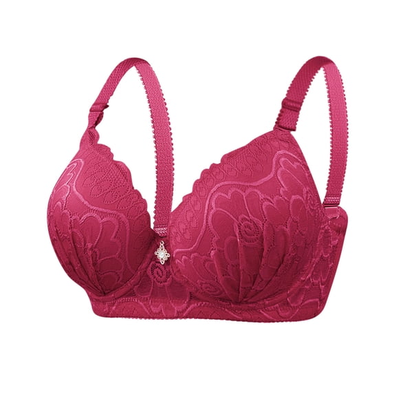 Gswybco Wireless Bras for Women Solid Color Strap Wrap Bras Push Up Deep V Bras No Underwire Gathered Seamless Bras Strappy Adjustable Daily Lace Bras