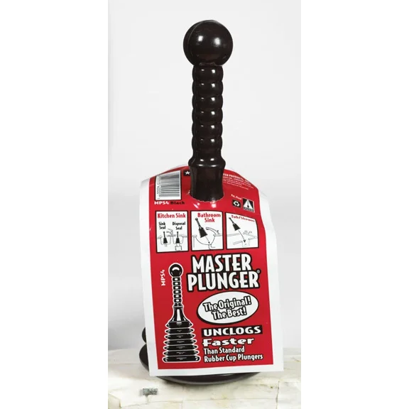 Gt Water Products Master Plunger Mini Toilet Plunger 12 In. L X 4 In. D