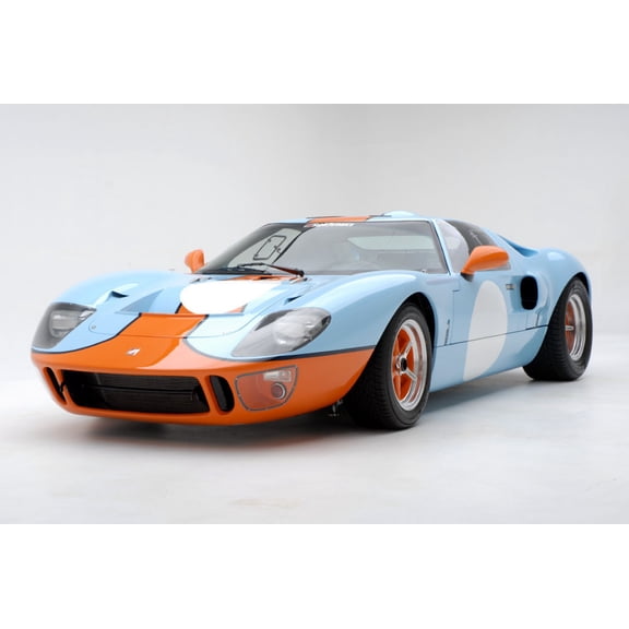 Gt40 Poster Metal Sign 8Inx 12In Art Print On Metal 8x12 Multi-Color Square Adults Best Posters