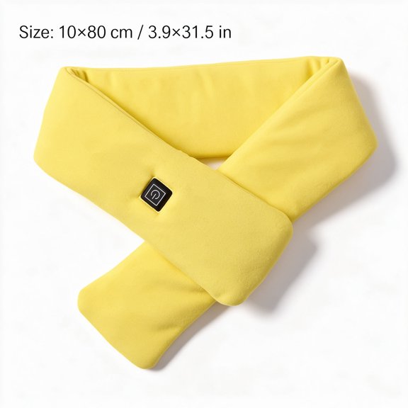 Gtalmp Rechargeable Heated Scarf, Electric Neck and Shoulder Warmer for Men, Women and Winter Outdoor Use, 4 x 31 in