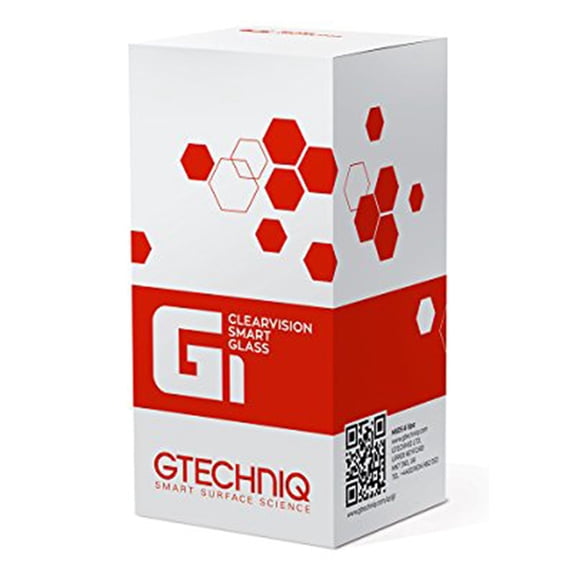 Gtechniq Auto G1 ClearVision Smart Glass for Cars 0.5 fl oz | Glass Coating, Repels Rain and Dirt, Improves Visibility, Long-Lasting Clear Protection