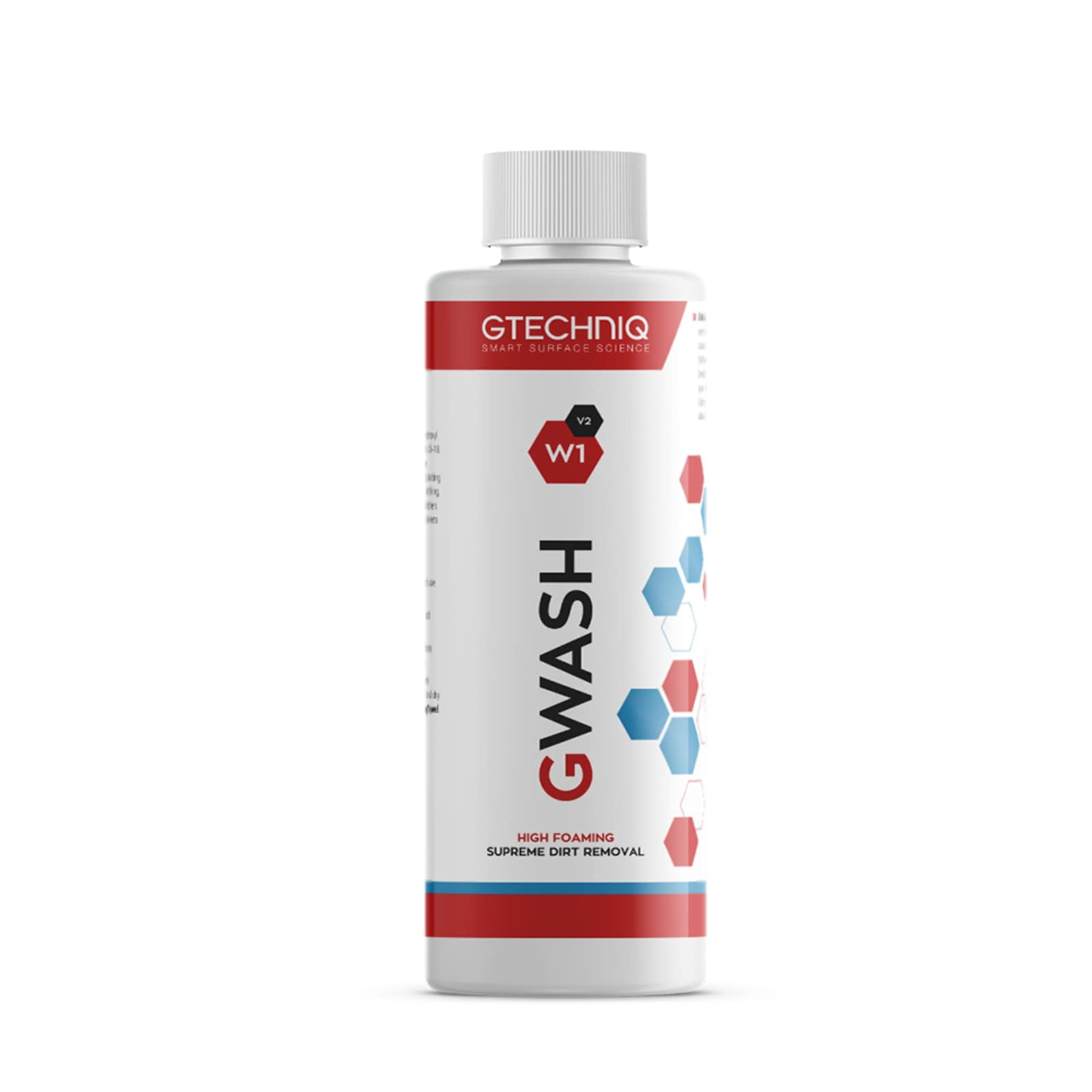 Gtechniq W1 GWash Shampoo, 33.8 fl oz | Advanced Car Care Solution, Enhances Protection and Shine, High Foam Content, Easy to Apply and Long-Lasting Results