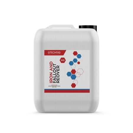 Gtechniq W6 Iron and General Fallout Remover for Paint and Wheels - 5L 5 Liters