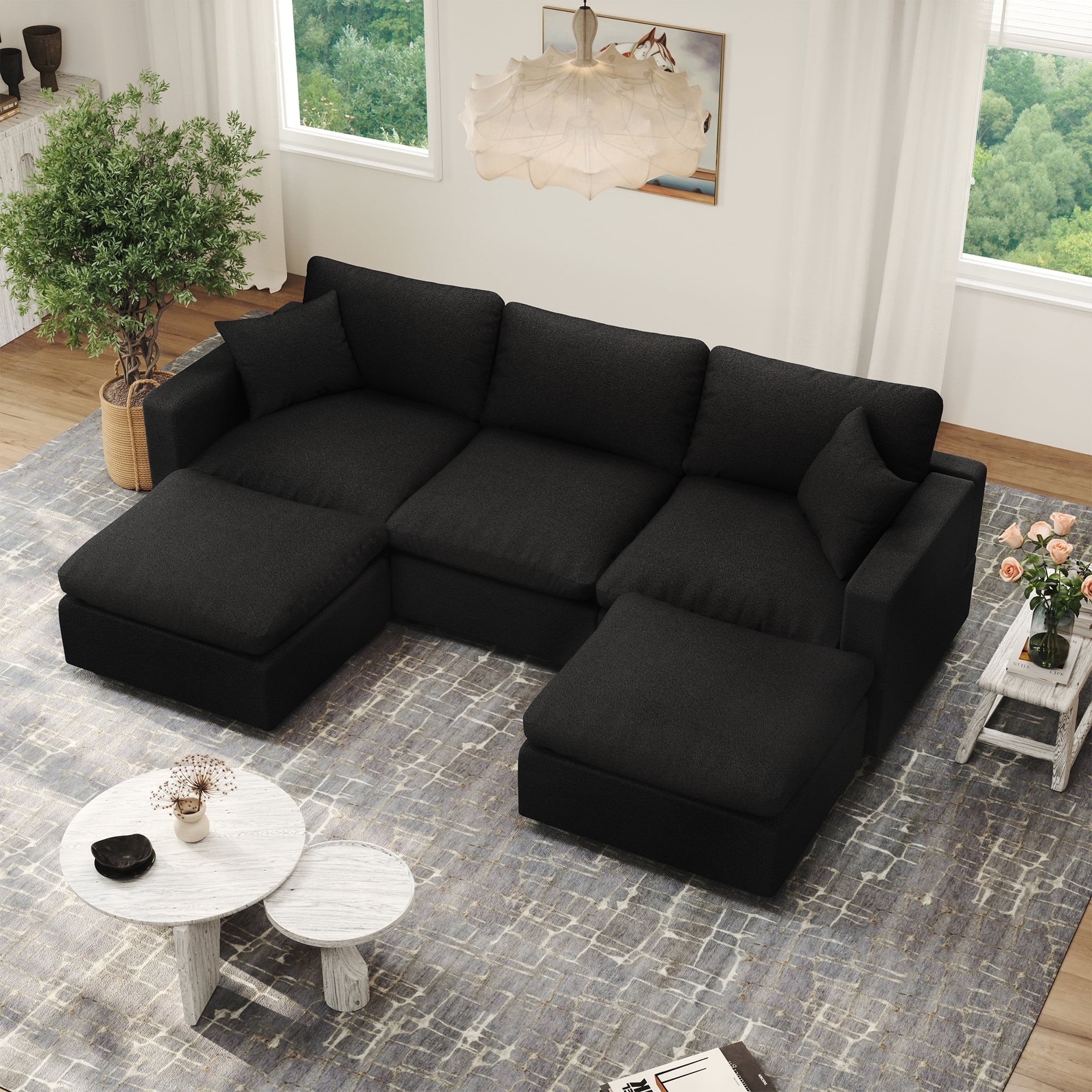 Gtilzria Cloud Modular Sectioanl Sofa Couch, Comfy Modern Sectioanl ...