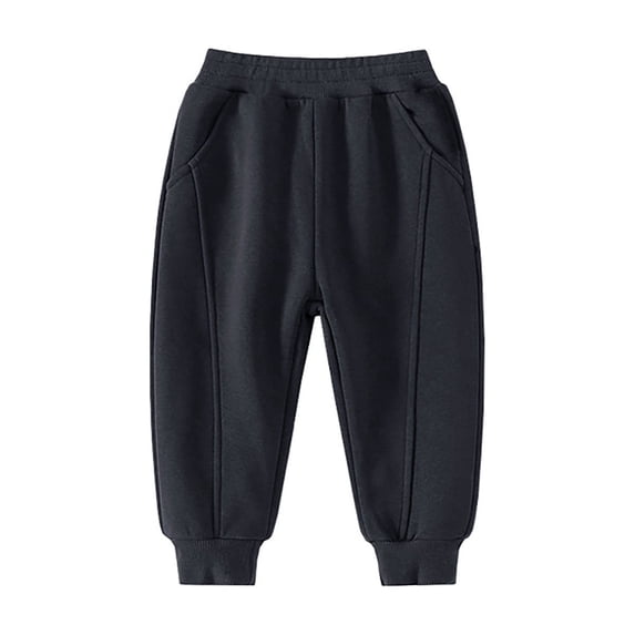 Gtoiithly Boys Girls Casual Jogger Pants Activewear Sweatpants for Outdoor Play Sports Training Dark Gray 13-14 Years