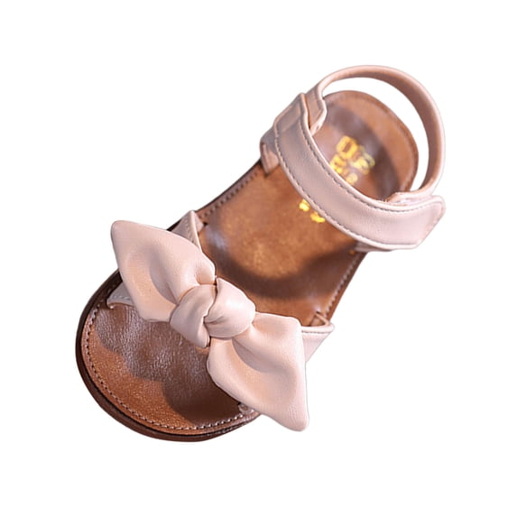 Gtoiithly Girls Sandals for Toddlers and Kids Lightweight Breathable Outdoor Summer Sandals with Soft Sole Pink 5-5.5 Years
