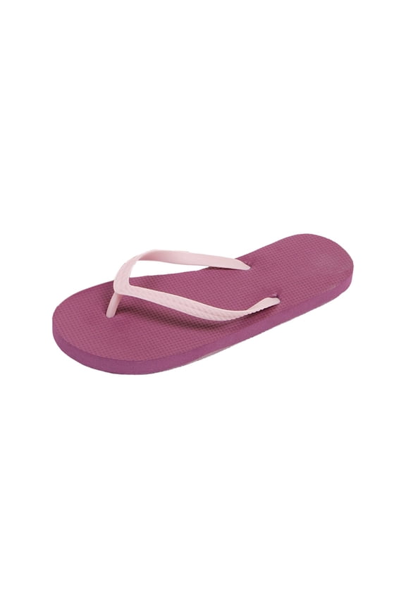 Slides Shoes outside Slippers For Women Casual Fashion Bohemian Beach Shoes Flip Flops Flat Shoes Thong Sandals Slippers Purple-f L