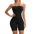 thumbnail image 1 of Gtoiithly Strapless Shapewear Bodysuit for Women Under Dress Seamless Lifting Full Coverage Jumpsuit Tops Black L, 1 of 5