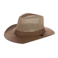 thumbnail image 1 of Gtoiithly Stylish Sun Hats for Women and Men Wide Brim Strap Design UPF50+ Breathable Beach Cap for Outdoor Adventures L1-Coffee, 1 of 4