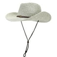 thumbnail image 1 of Gtoiithly Unisex Spring Summer Outdoor Sun Hat with Wide Shapeable Brim and Blending Western Cowboy Flair with Bucket Hat Style Grey, 1 of 3