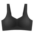 thumbnail image 1 of Gtoiithly Women's Push-Up Soft Support Wireless Bra, Seamless Cami Bralette for Yoga & Light Workout Black M, 1 of 4