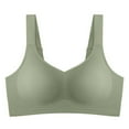 thumbnail image 1 of Gtoiithly Women's Push-Up Soft Support Wireless Bra, Seamless Cami Bralette for Yoga & Light Workout Green M, 1 of 6