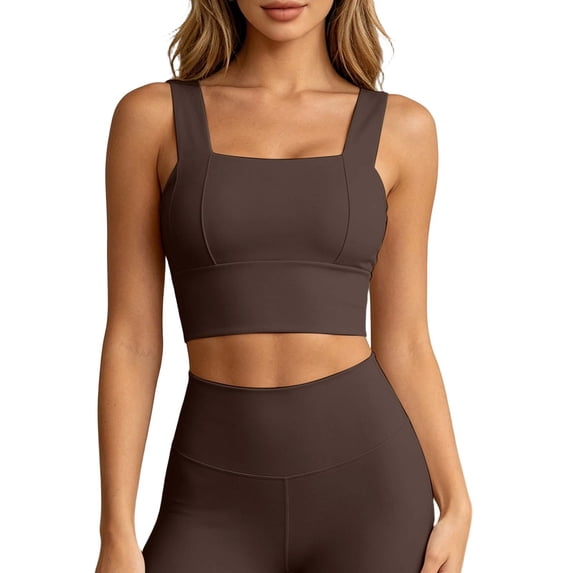 Gtoiithly Women’s Sports Bras High Support Wirefree Seamless Workout ...