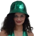 thumbnail image 1 of Gtoiithly Womens Hats Gold Foil Coated Reversible Fisherman Versatile Streetwear Fashion-Forward & Trendy Hats for Ladies Green, 1 of 4