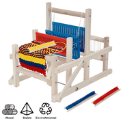 Gtouse Foldable Weaving Loom Kit, Complete DIY Multi-Craft Frame Looms for Adults Beginners
