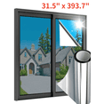 thumbnail image 1 of Gtouse One Way Window Privacy Film, Daytime Privacy Mirror Film, Anti UV Static Window Tint for Home and Office, 31.5" x 393.7", Silver, 1 of 9