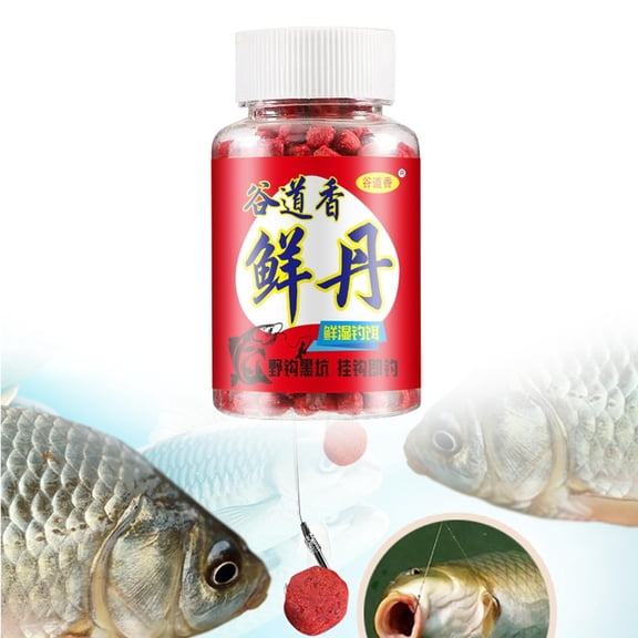 Gu Dao Xiang Fresh Dan Lazy Granule Fishing Bait, Wet Lure For Crucian Carp, Common Carp, Grass Carp, Bream, Black Carp In Freshwater, Wild Fishing, Black Pit Fishing, Competitive