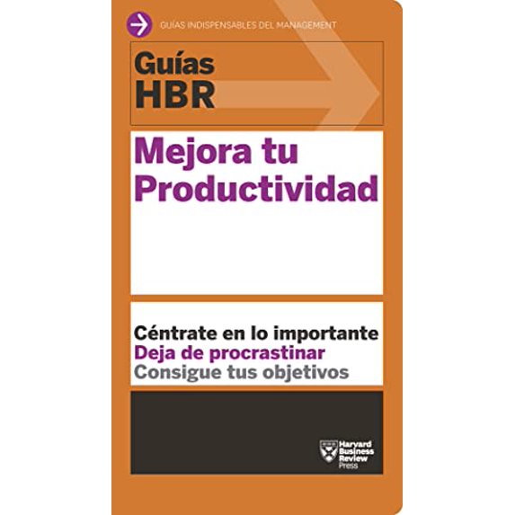 Pre-Owned Guías Hbr: Mejora Tu Productividad (HBR Guide to Being More Productive at Work. Spanish Edition) Paperback