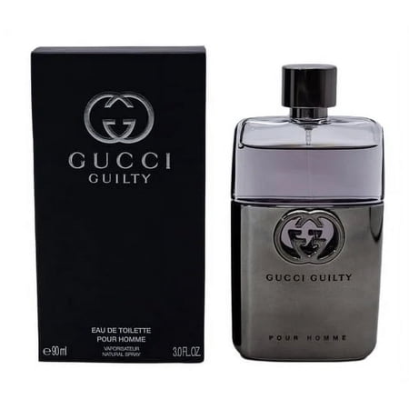 Gu-cci Perfume GucciGuilty Pour Homme Eau De Toilette Spray, Cologne for Men, 3 oz