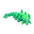 thumbnail image 1 of GuFamilya 3D Printed Dragon, 3D Dragon,3D Printed Fidget Dragon, 3D Printed Articulated Dragon for Home Office Car Desk Decor Toys Turquoise, 1 of 3