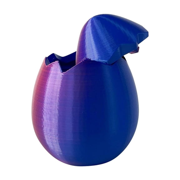 GuFamilya 3D Printed Surprise Gift Egg That Can Hold Candy And Jewelry Easter Surprise Gift
