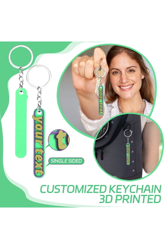 DIY 3D Printed Keychain Can Be Used For DIY Keychains Multicolor