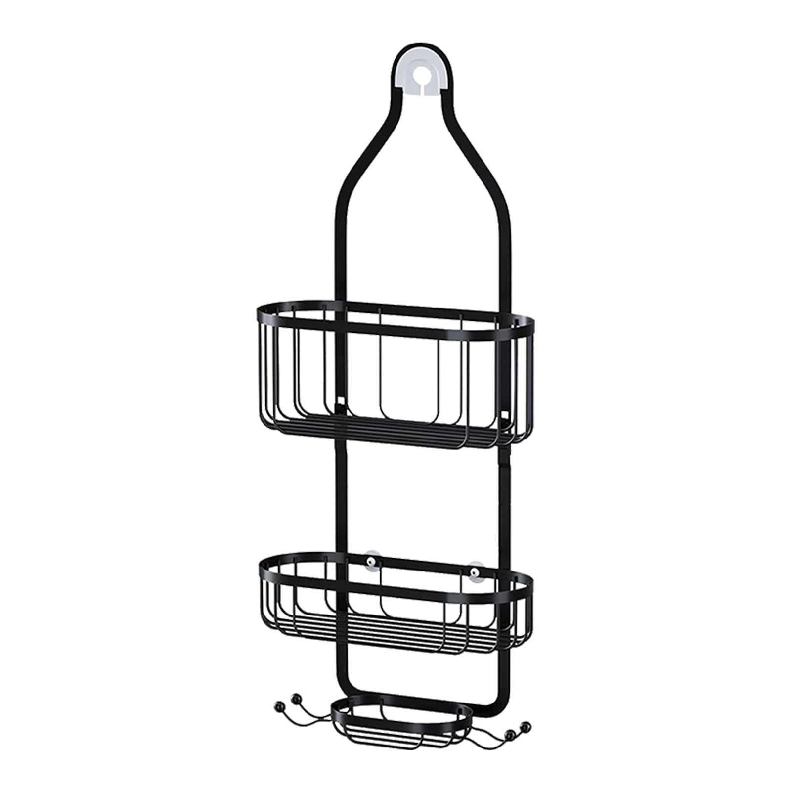 Gulubin Detachable Wire Electroplating Bathroom Rack Into Wall Shower Shelf Bathroom 7772