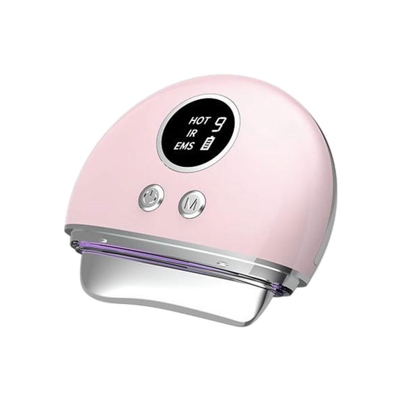 Gua Sha Beauty Device USB Rechargeable Facial Massager With 5 Modes 9 Levels Heat Therapy Microcurrent Vibration Colored Light For Skin Lifting And Firming