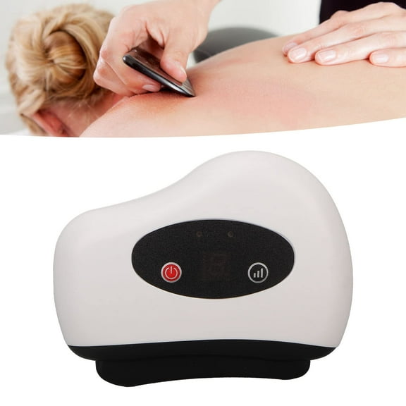 Gua Sha Facial Tools, Facial Massager, 12 Level Vibration Heating, Lymphatic Drainage Massager, Cellulite Massager, Face Sculpting Tool, Reducing Wrinkles and Swelling, Green