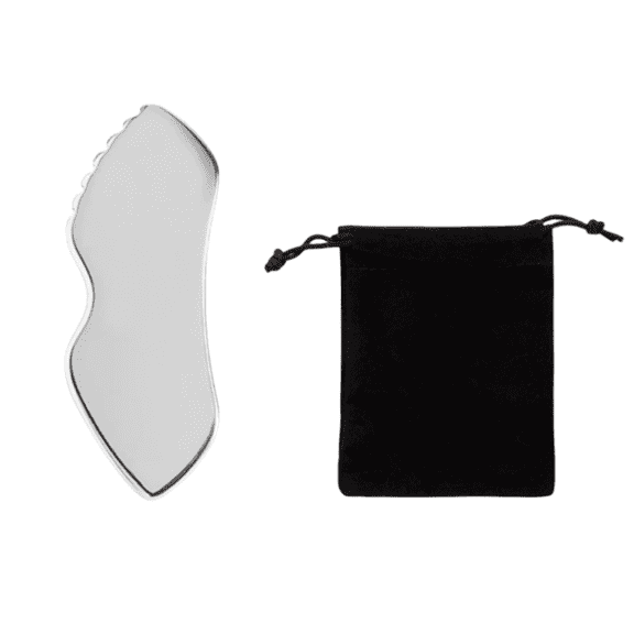 Gua Sha Facial Tools, Gua Sha for Facial Skin, Stainless Steel Guasha Massage Tool, Metal Gua Sha Tighten Skin Massage Guasha Beauty Tool, Guasha Beauty Tool for Face Body Eyes Neck