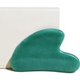 thumbnail image 1 of Gua Sha Facial Tools, Natural Jade Stone Guasha, Manual Massage Sticks for Jawline Sculpting and Puffiness Reducing, Scraping Massage Tool, Skin-Care Gift (Green), 1 of 5