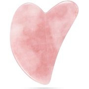 Gua Sha Massage Tool, Natural Jade Gua Sha Scraping Massage Tool, Gua Sha Facial Tool for SPA Acupuncture Therapy Treatment on Face Back, Arms, Neck, Shoulder (Pink)