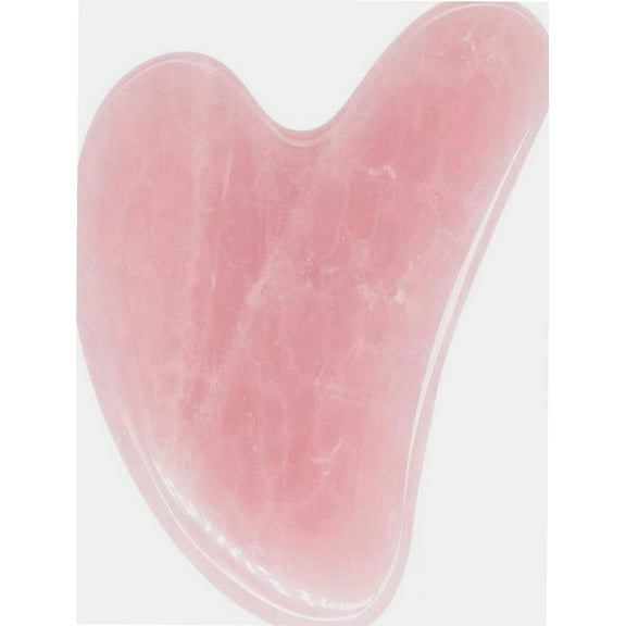Gua Sha Massage Tool Rose Quartz Jade GuaSha Facial Tool, Gua-Sha Stone for Neck Body SPA Acupressure Scraping Massage Trigger Point Treatment