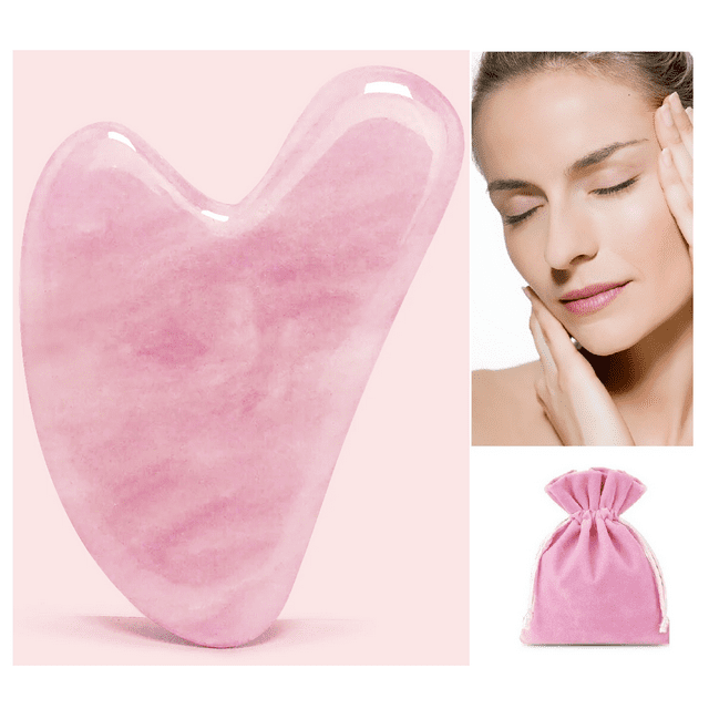 Gua Sha Massage Tool for Scraping Facial Circulation Body Skin Rose