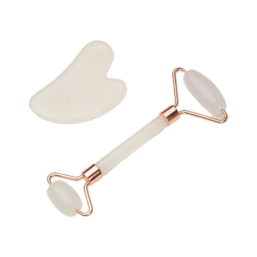 Gua Sha Roller Facial Massage Tool Acupuncture Therapy Trigger Point Gua sha Board Relieve Wrinkles Aging, Resin Dark Circles and Muscle Relaxing Set