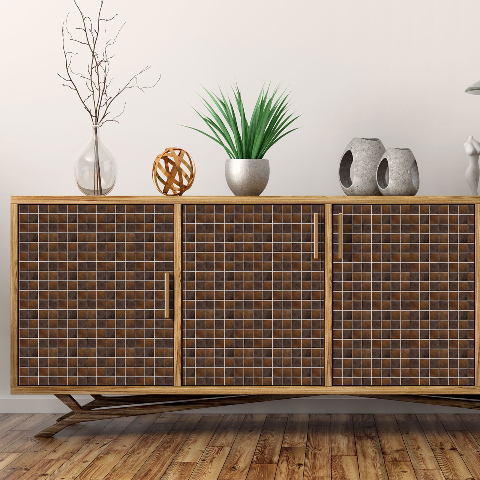 GuaLeg Simulation Tile Stickers Self Adhesive Crystal Membrane ...